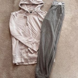 Abercrombie x small hoodie and sweatpants